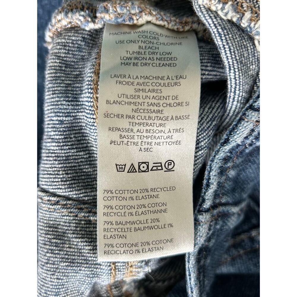 We The Free CRVY High Rise Flare Jeans Button Front Size 27 - Picture 11 of 14